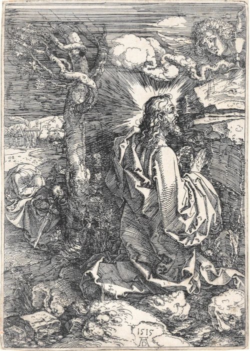Albrecht Dürer, Christus am Ölberg, Kupferstich 1515