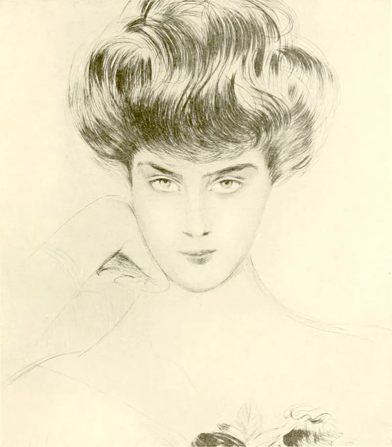 Paul-Cesar Helleu (1859-1927): Le Sphinx, ca. 1900